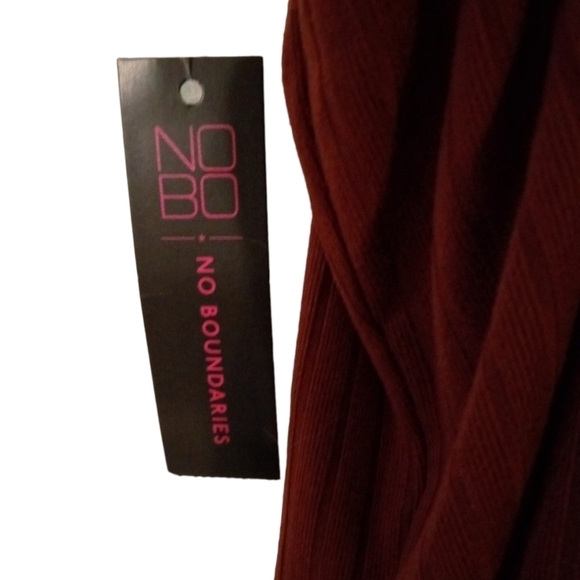 NWT No Boundaries Button Front Super Soft Scrunch Shoulder Straps RedTank M(7-9) - Picture 5 of 7